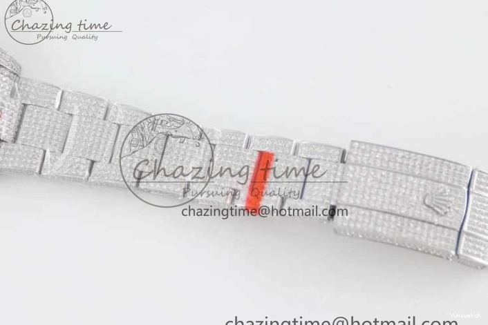 TWF Dial Edition Full Markers SS 1:1 Blue on Best A2824 Bracelet Stick Datejust Diamonds 41 0210